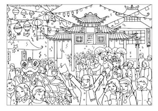 Chinese new year louring pages