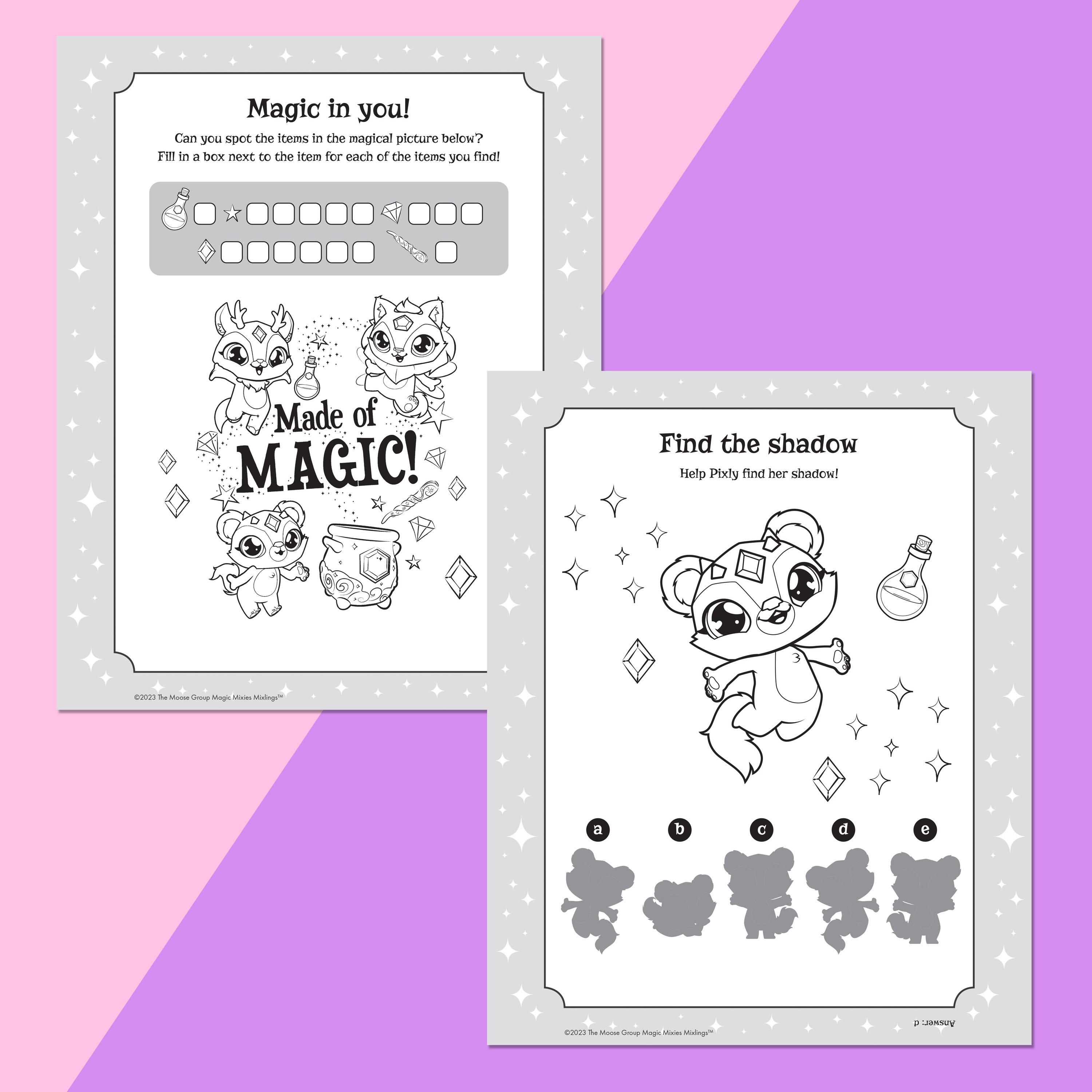 Scratch surprise magic mixies mixlings