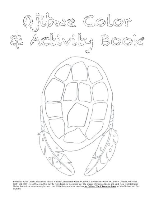 Ojibwe color amp activity book