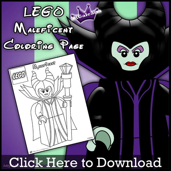 Lego maleficent coloring page by skgaleana by skgaleana on