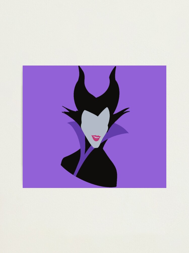 Minimalist maleficent photographic print for sale by disspooks