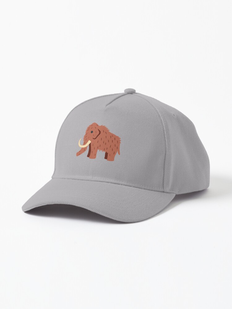 Woolly mammoth emoji cap for sale by impossiblefox