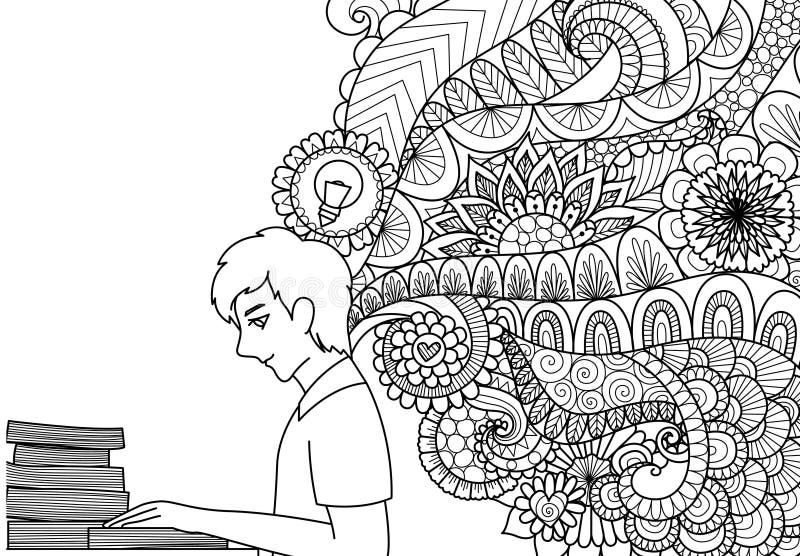 Adult coloring bookmark stock illustrations â adult coloring bookmark stock illustrations vectors clipart