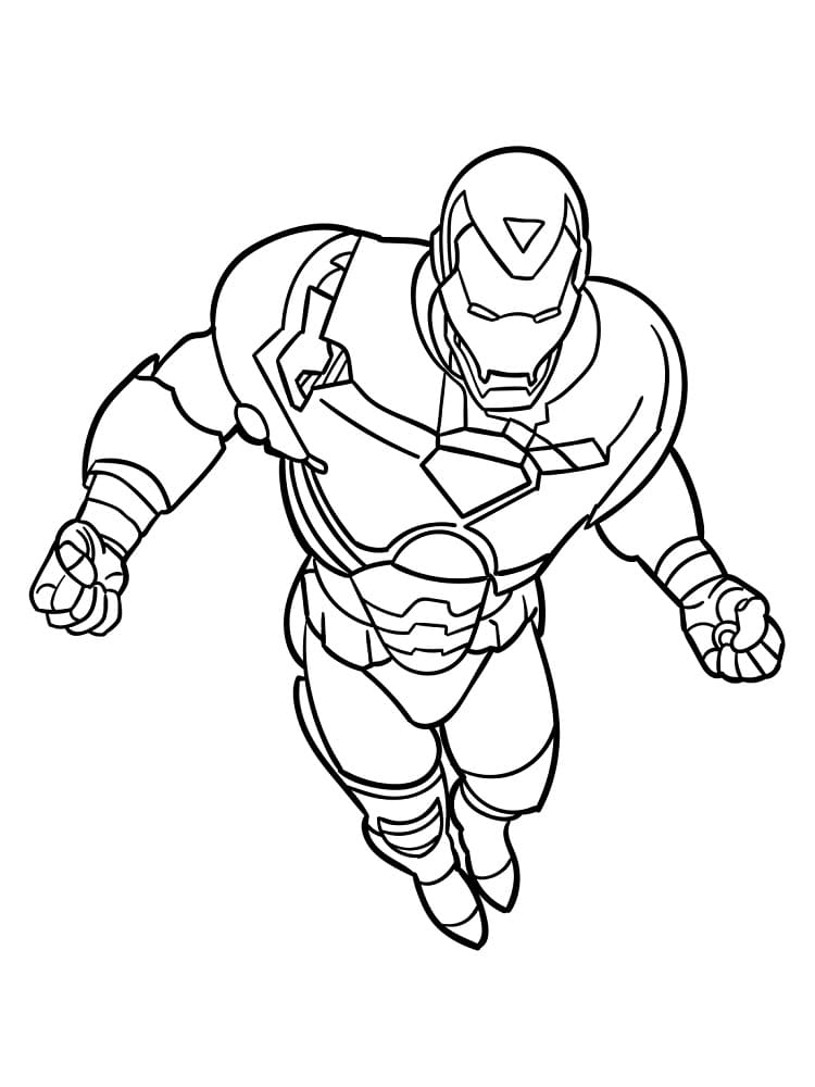 Iron man coloring pages