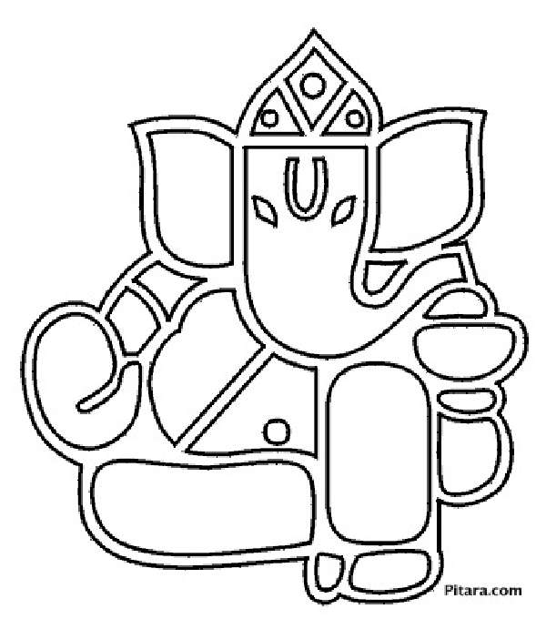 Lord ganesha coloring pages for kids kids network