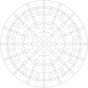 Creative haven mandalas color by number coloring book adult coloring books mandalas kerrigan shala books