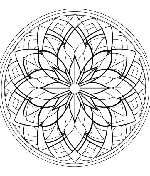Free printable mandalas coloring pages list