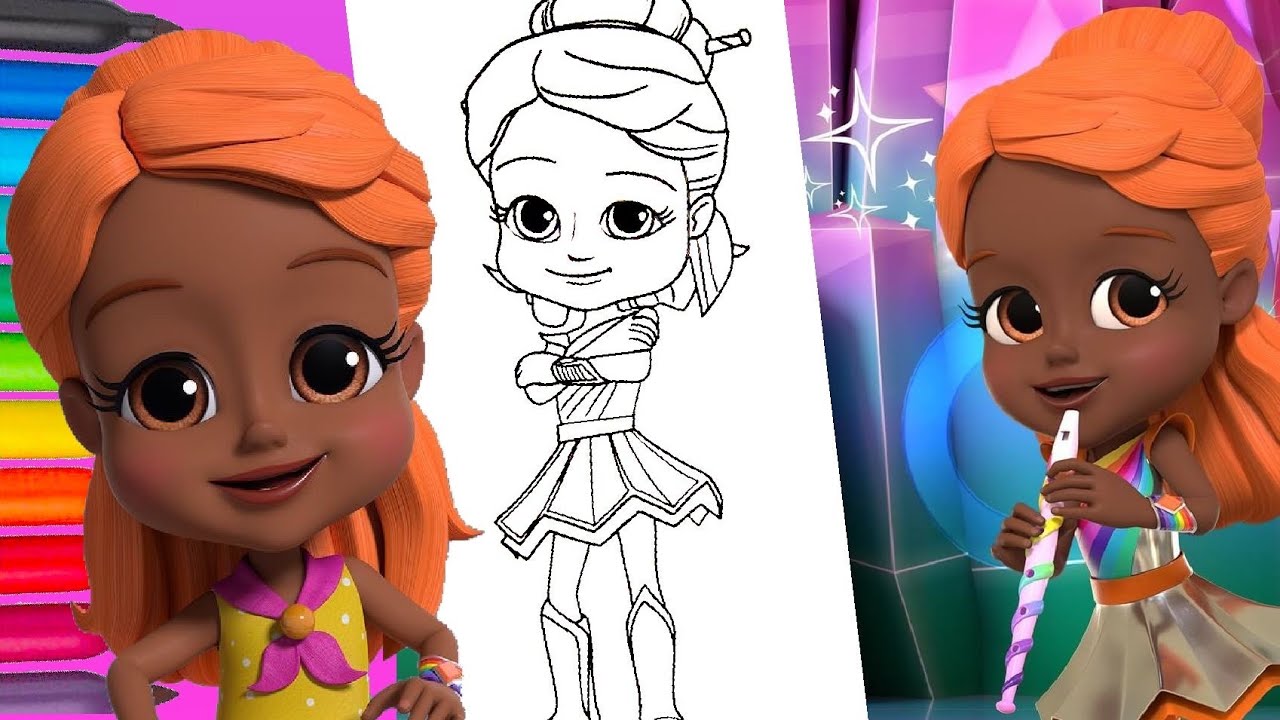 Coloring mandarin orange rainbow rangers for kids kids activities and craft
