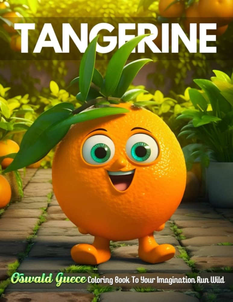 Tangerine coloring book for kids an adult coloring book with fun easy and relaxing coloring pages with oswald guece coloring book to your imagination run wild guece oswald books