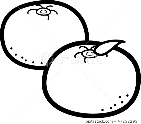 Oranges coloring page