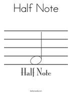 Notes coloring pages
