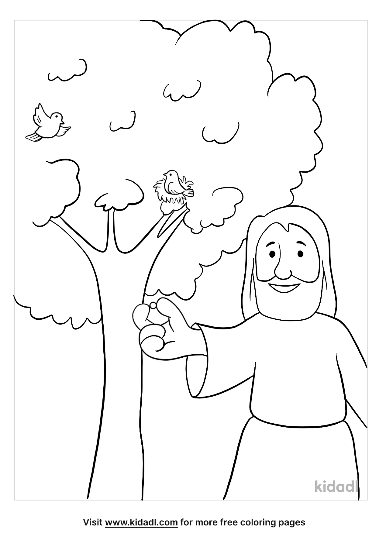 Free parable of the mustard seed coloring page coloring page printables