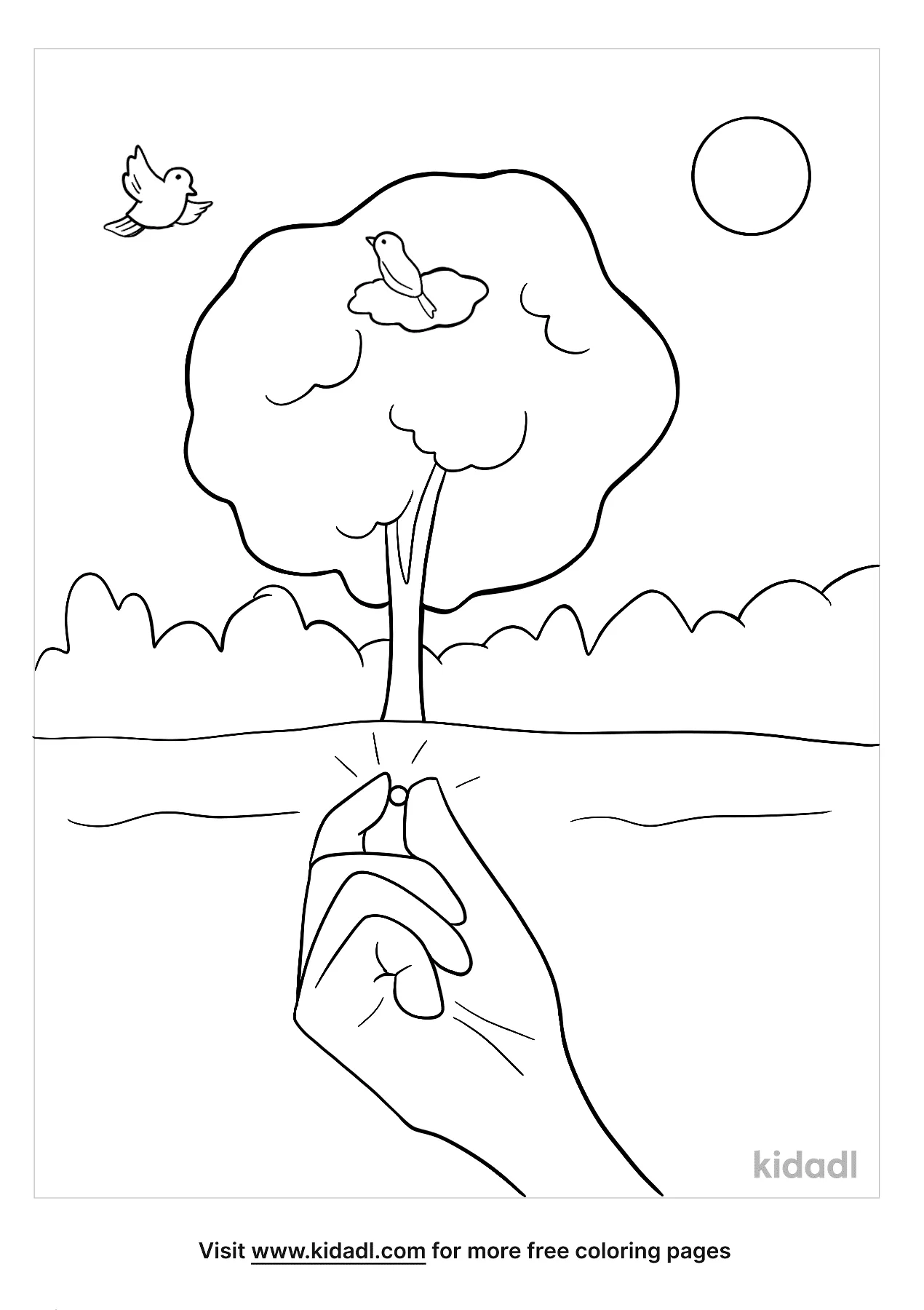 Free parable of the mustard seed coloring page coloring page printables