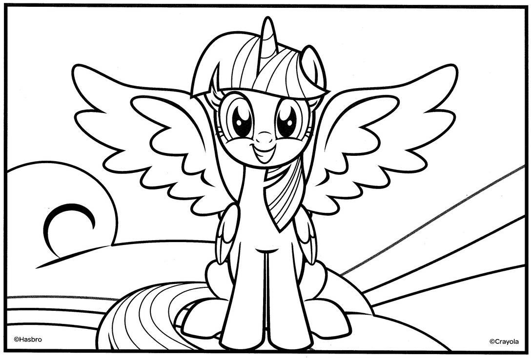 Mlp my little pony coloring page by magnificent