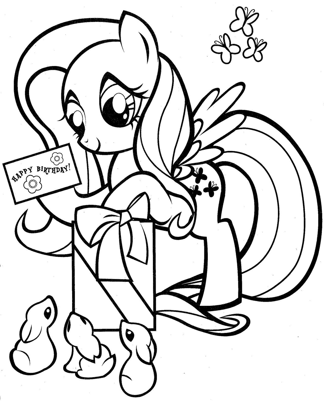 Mlp my little pony coloring page by magnificent