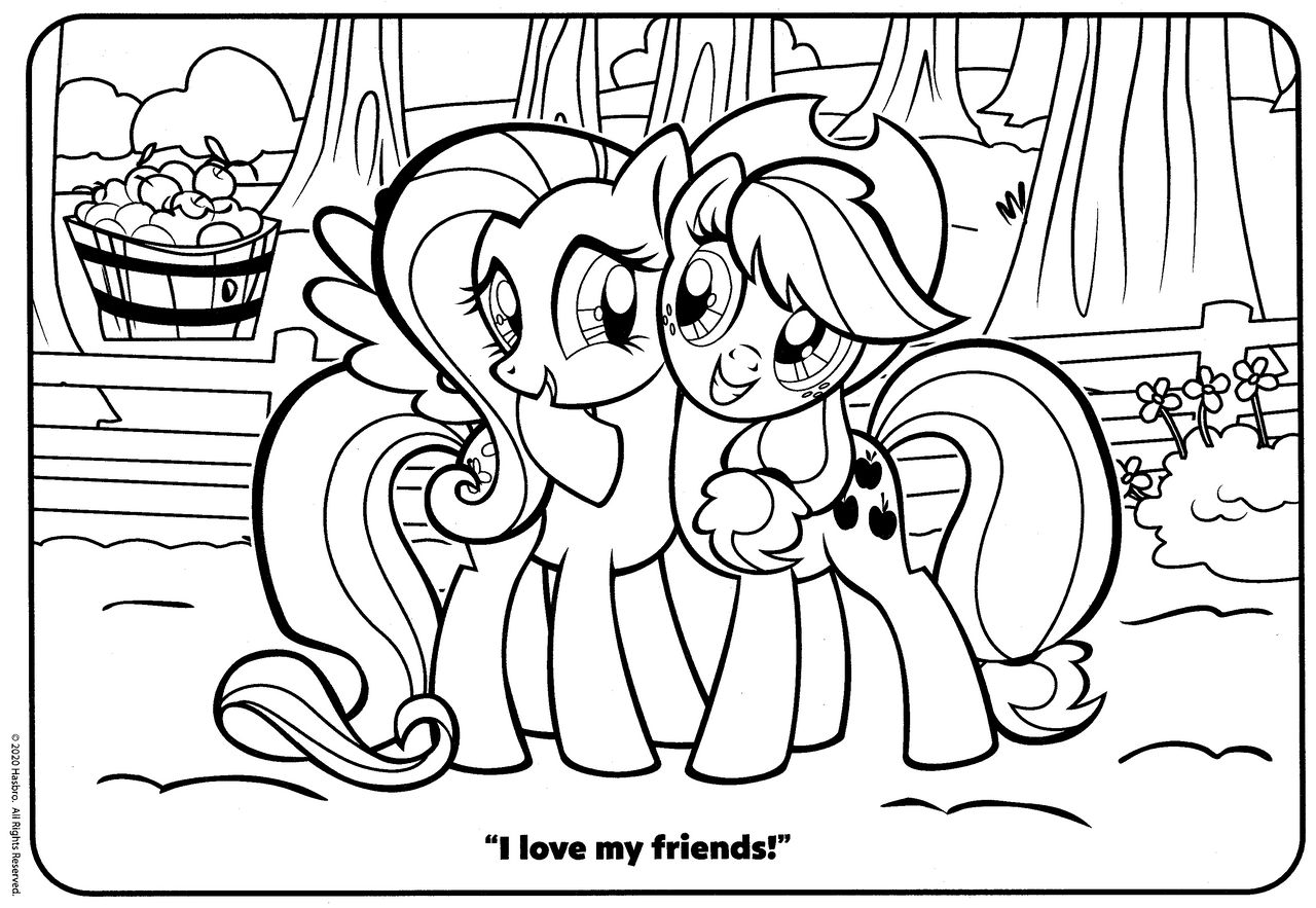 Mlp my little pony coloring page by magnificent