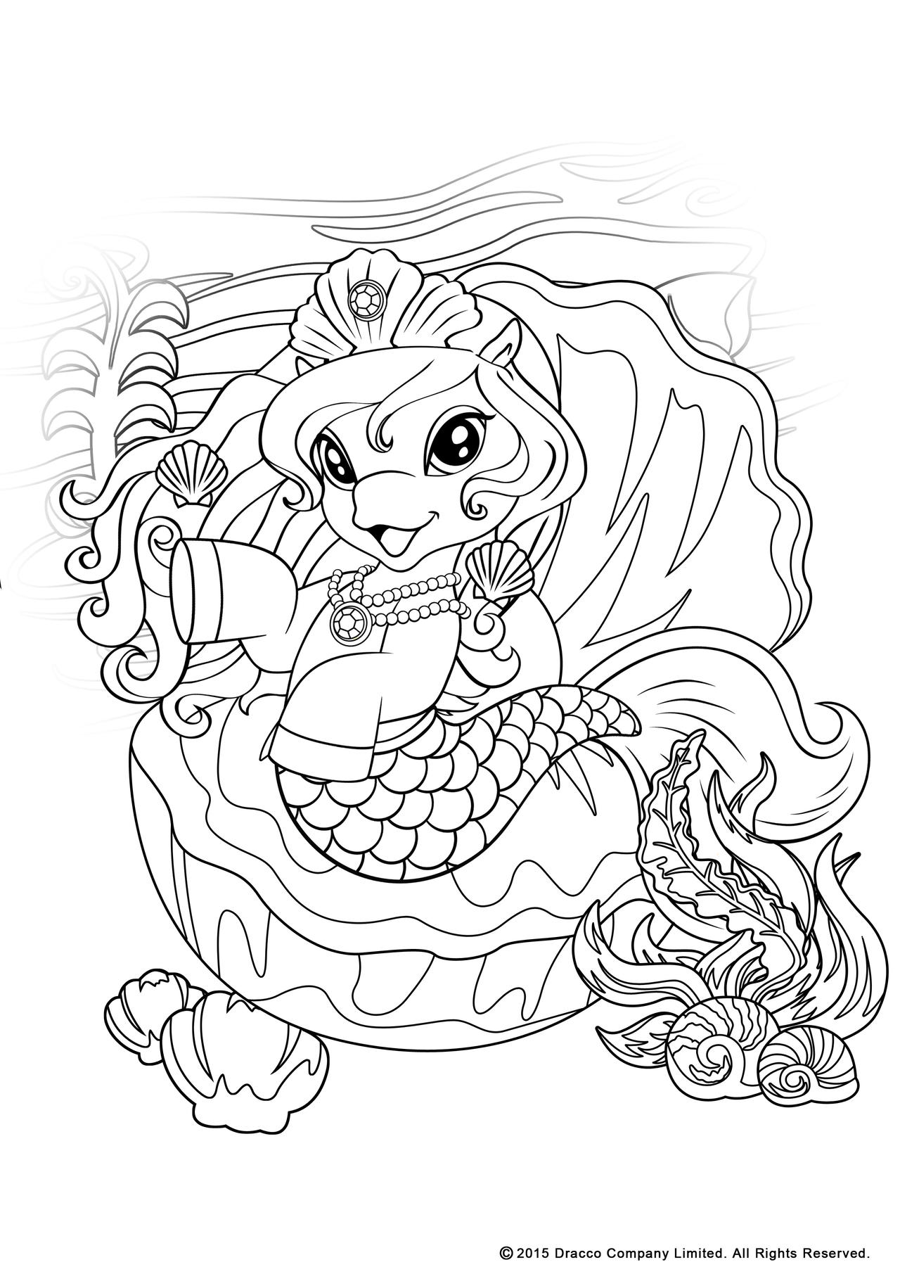 My filly world pony toys coloring pages mermaids by myfilly on