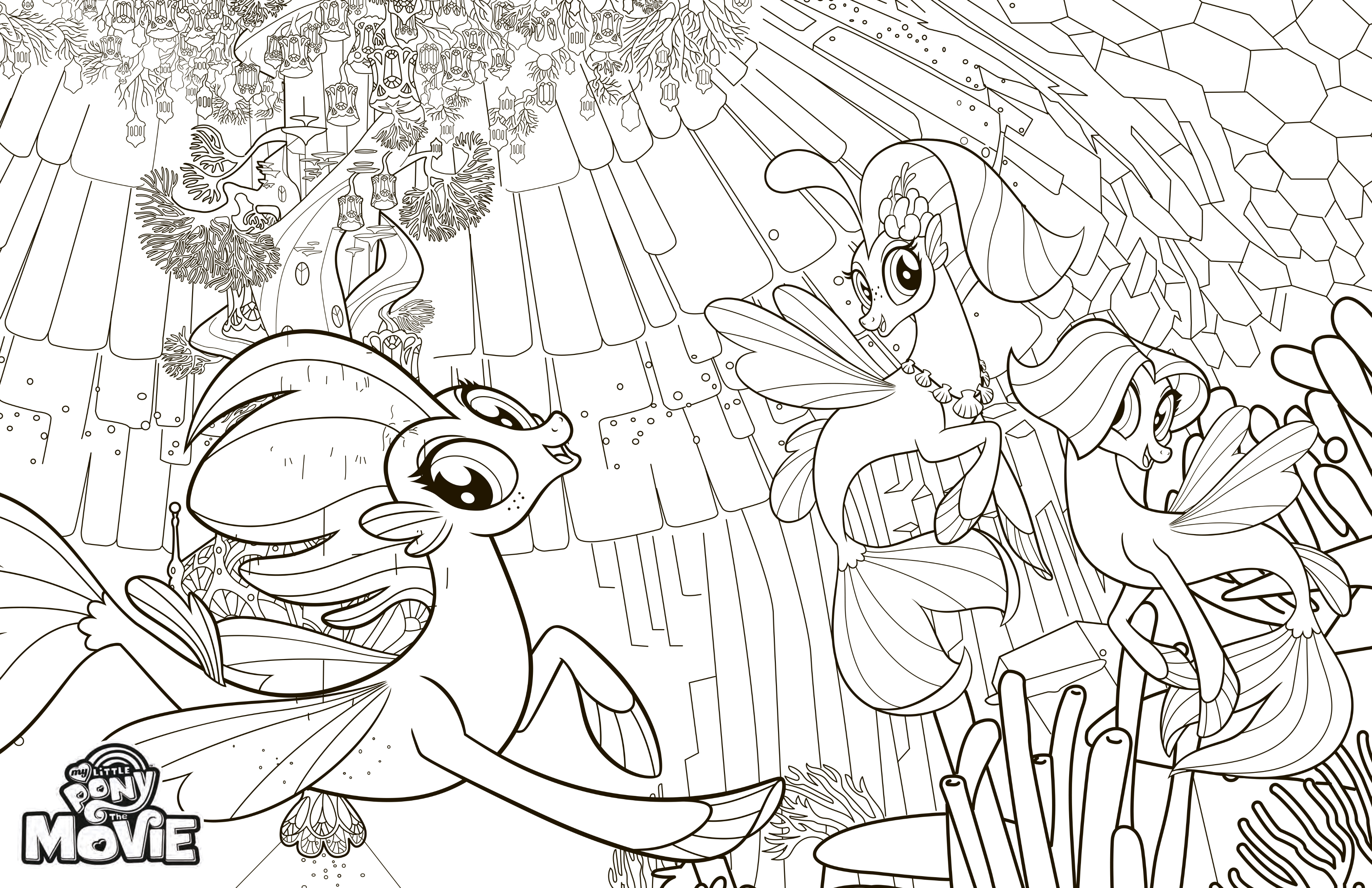 My little pony the movie coloring pages