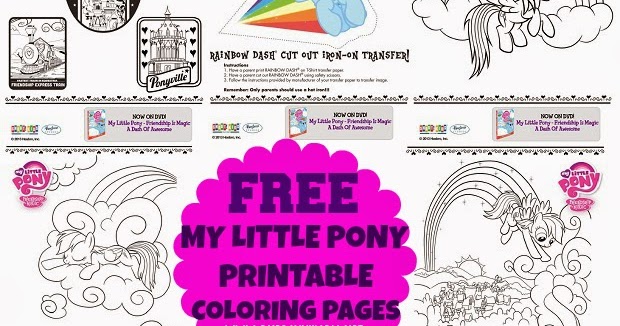 One savvy mom â nyc area mom blog my little pony free printable coloring pages activity sheets