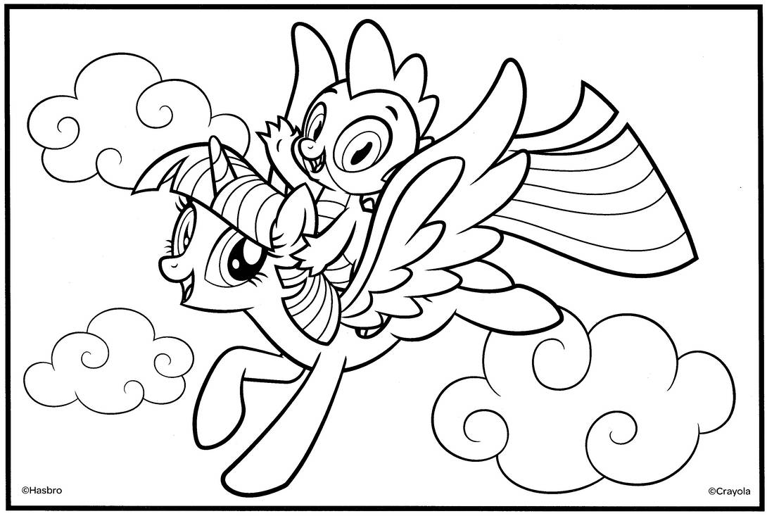 Mlp my little pony coloring page by magnificent