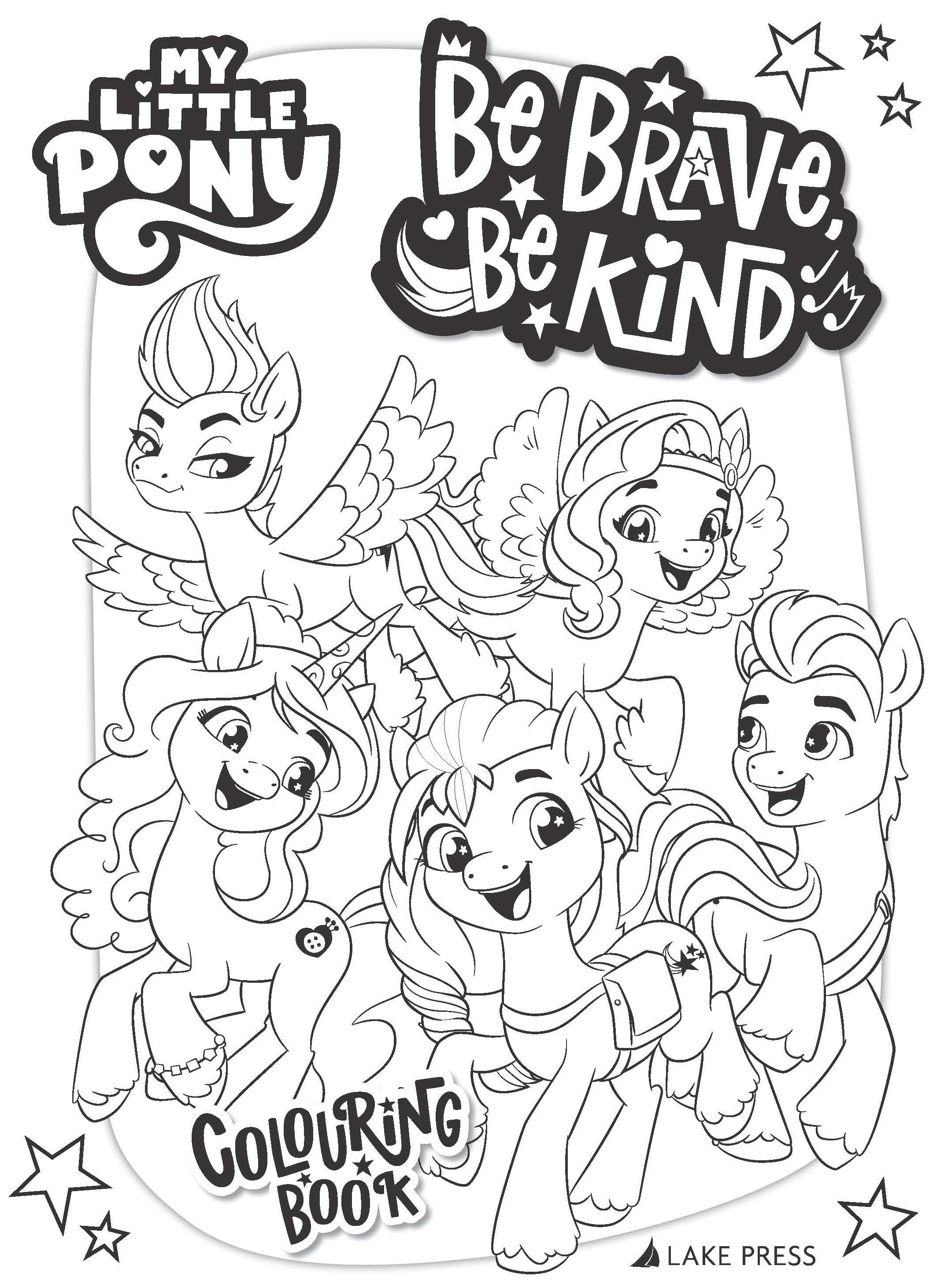 My little pony be brave be kind louring book