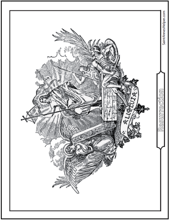 Rosary coloring pages âï joyful sorrowful and glorious mysteries