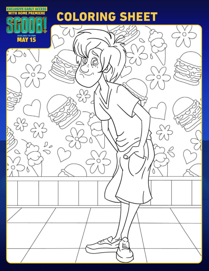 Scoob movie printable activity pages simply sweet days
