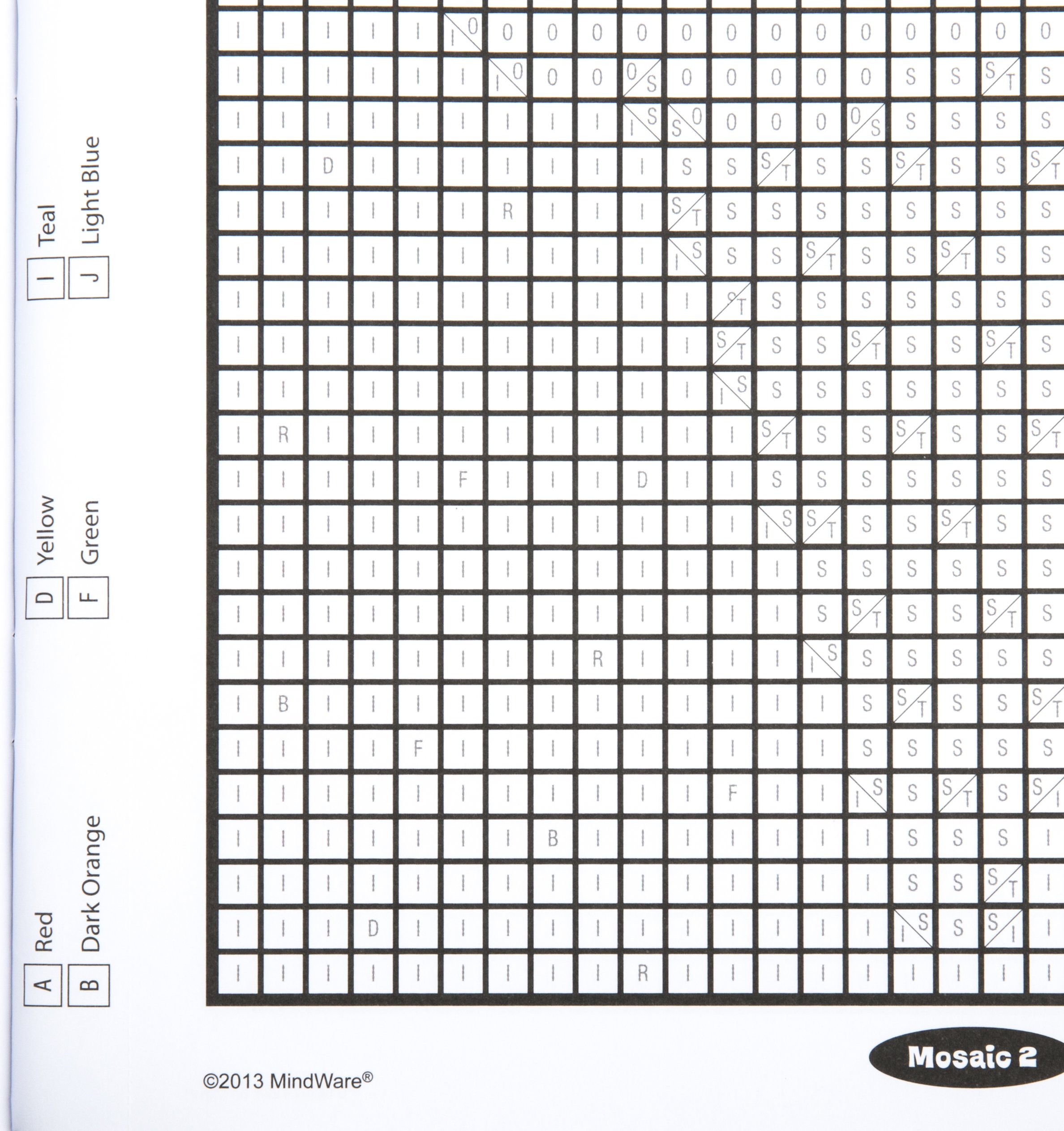 Mystery mosaics colorg book toys games