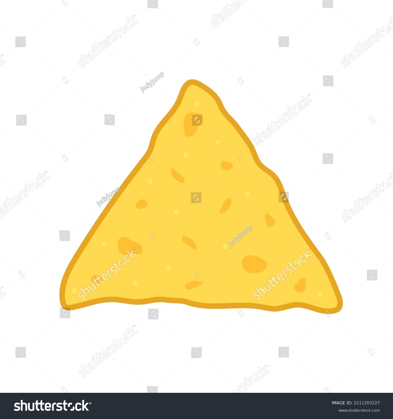 Nachos chips over royalty
