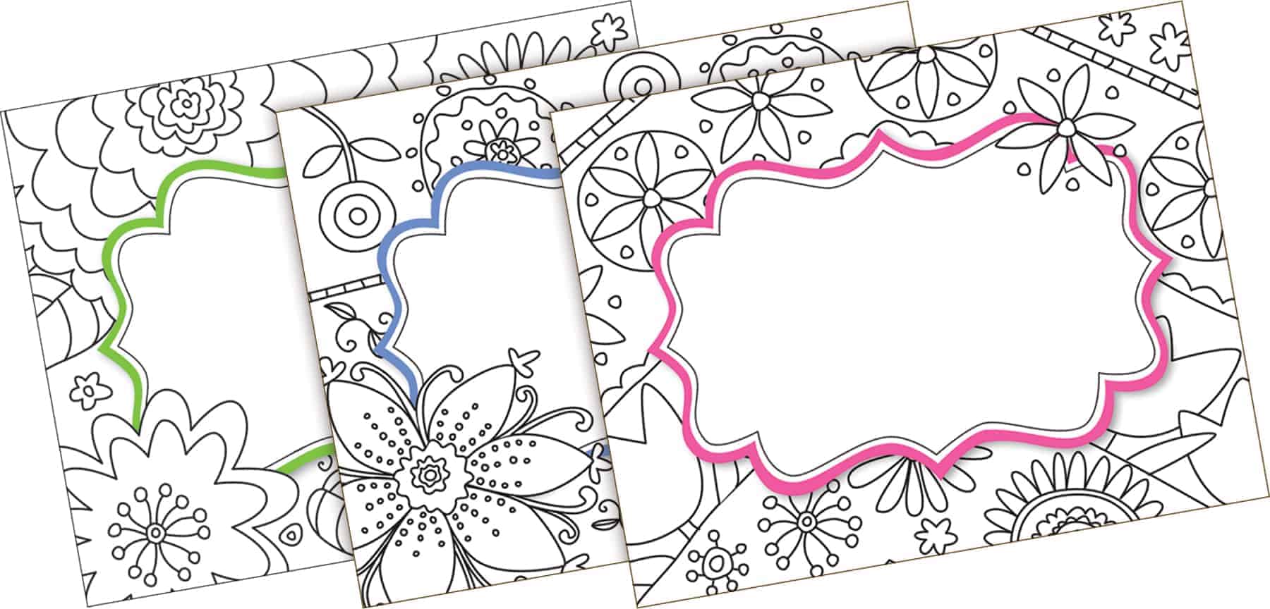 Color me in my garden name tagsself