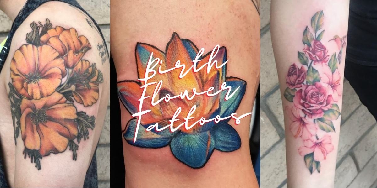 Birth flower tattoos tattoos for every birth flower â