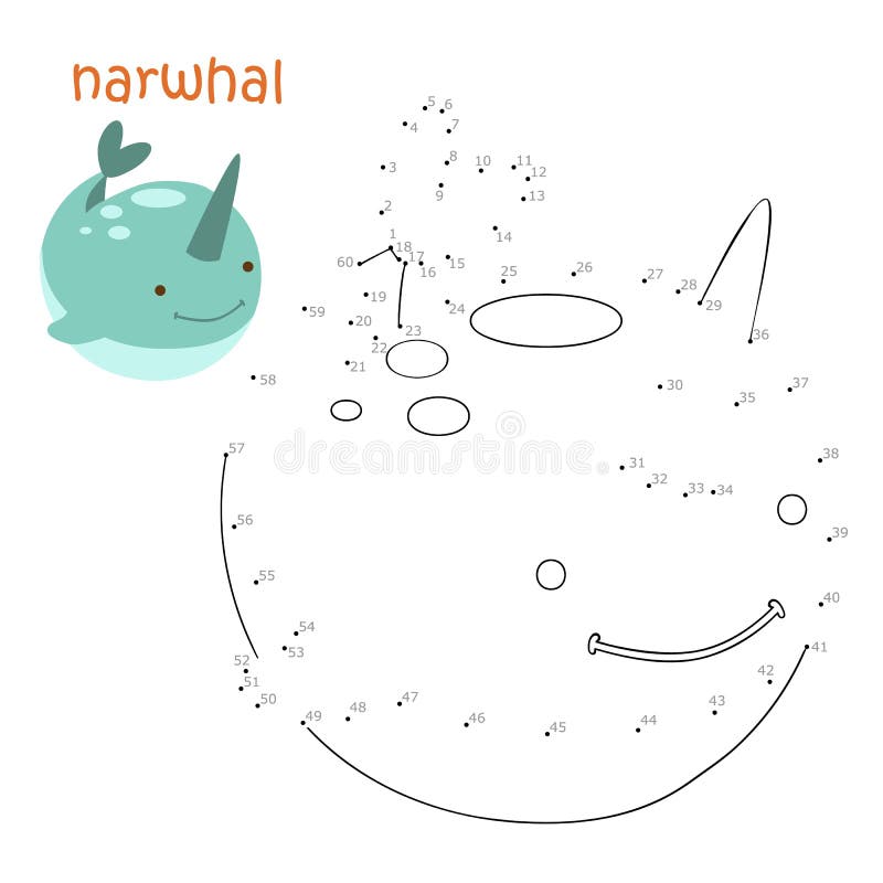 Narwhal coloring sheet stock illustrations â narwhal coloring sheet stock illustrations vectors clipart