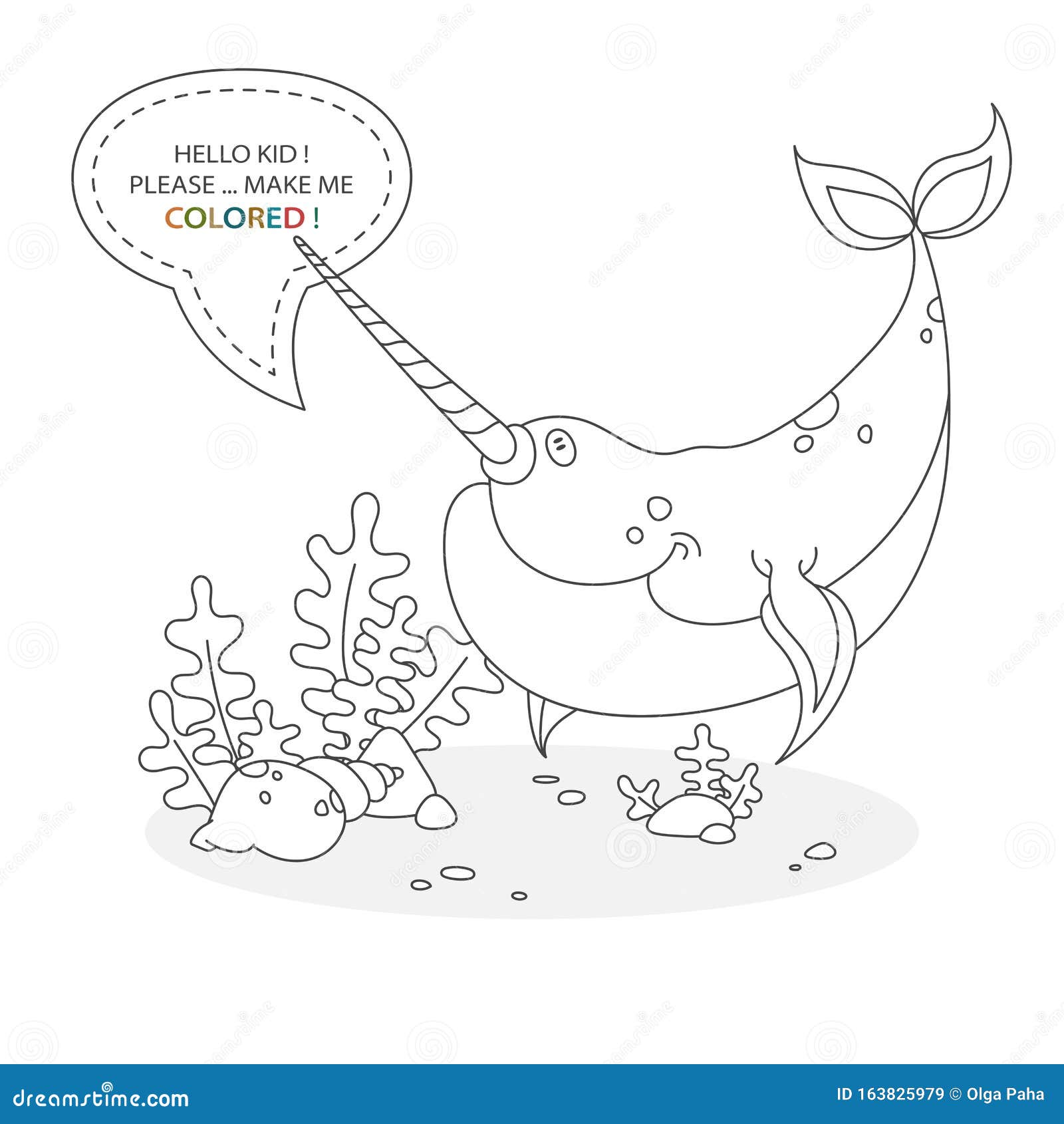 Narwhal coloring sheet stock illustrations â narwhal coloring sheet stock illustrations vectors clipart