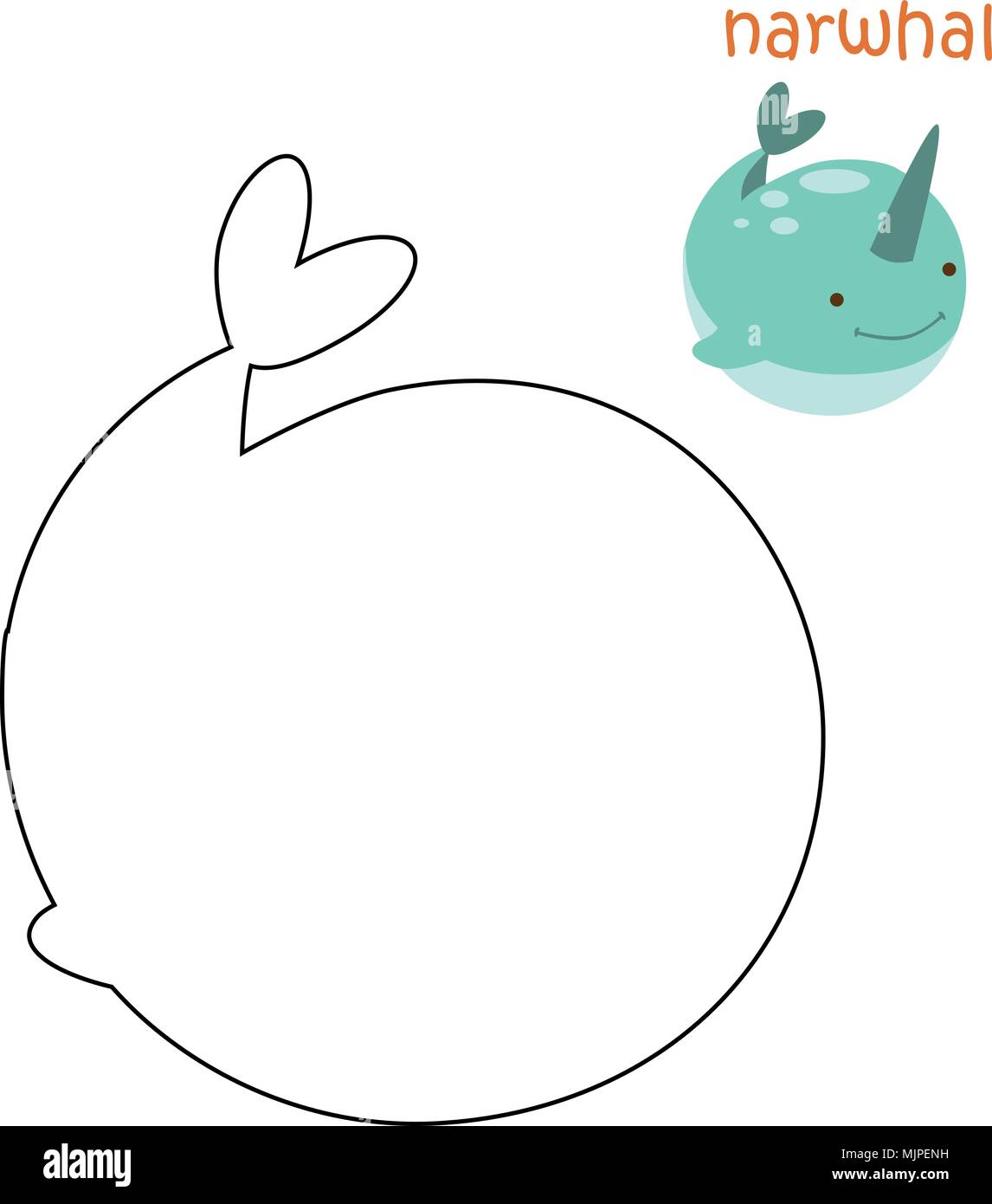 Narwhal clipart hi