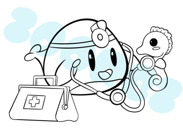 Narwhal coloring pages
