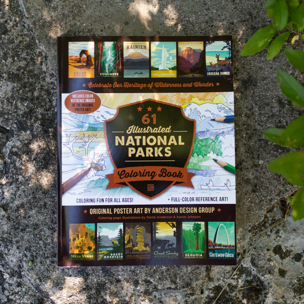 Illustrated national parks coloring book â conservancy for cuyahoga valley national park