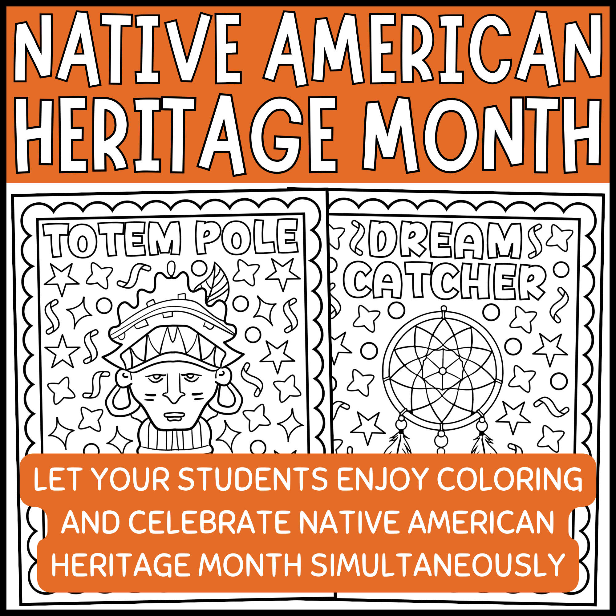 Native american heritage month coloring pages â american indian heritage month made by teachers