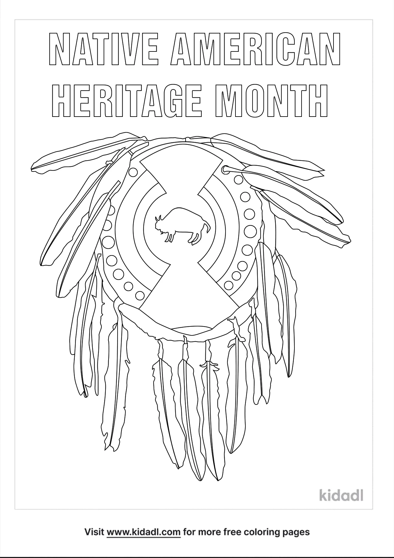 Free native american heritage month coloring page coloring page printables