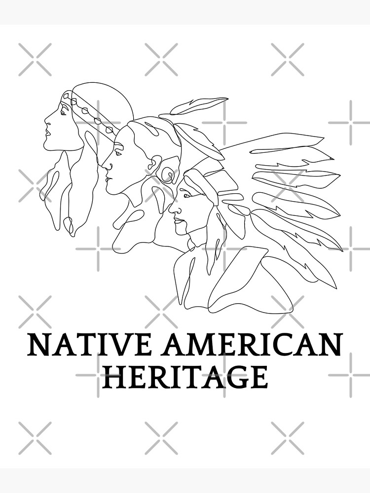 Native american heritage month november gift poster for sale by goldenline