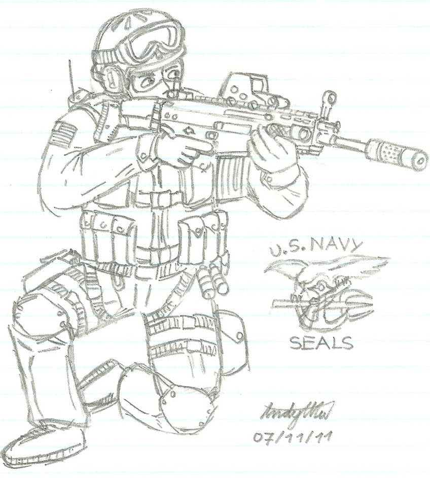 Us navy seal team by ndtwofives on