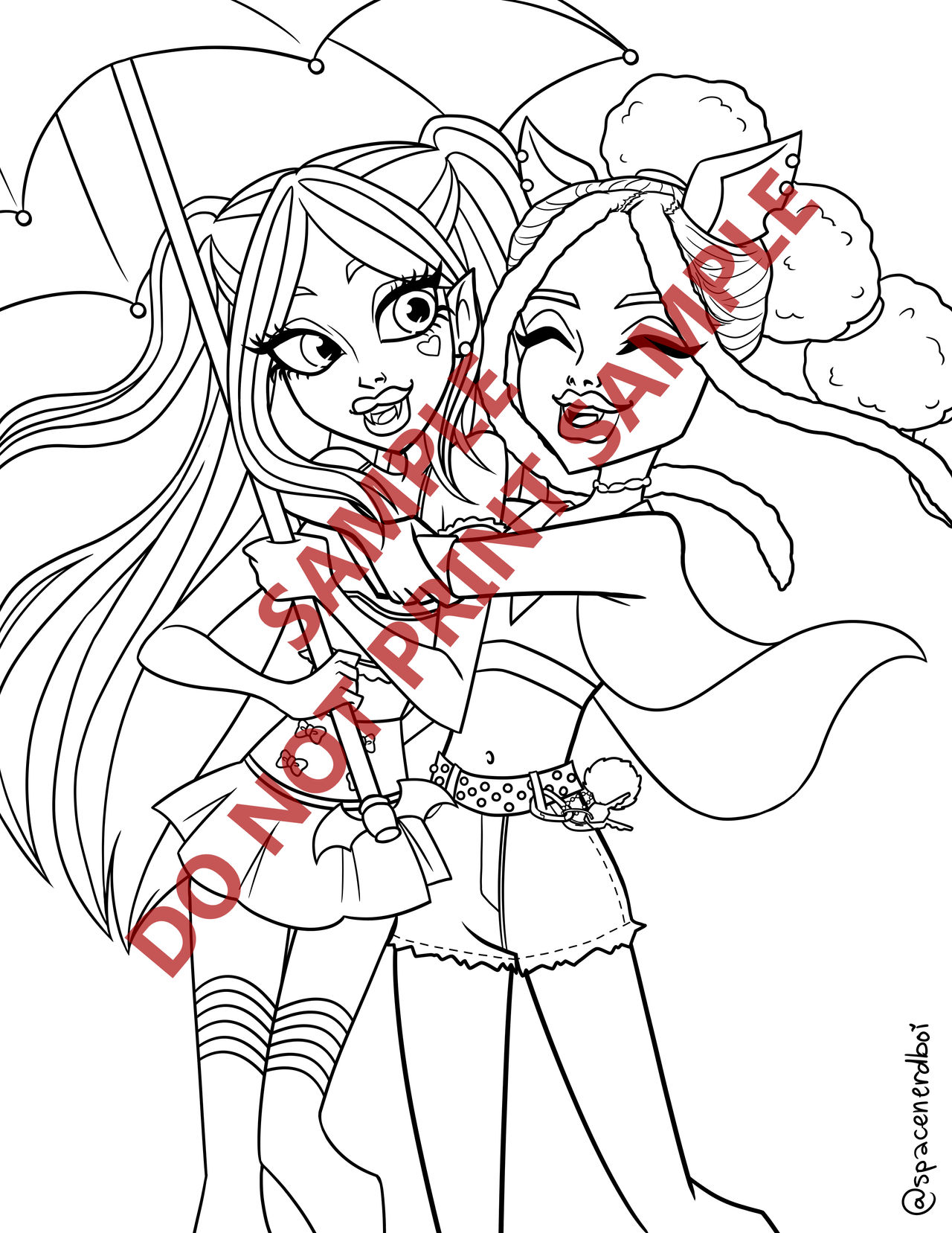 Pride month special printable coloring page by spacenerdboi on