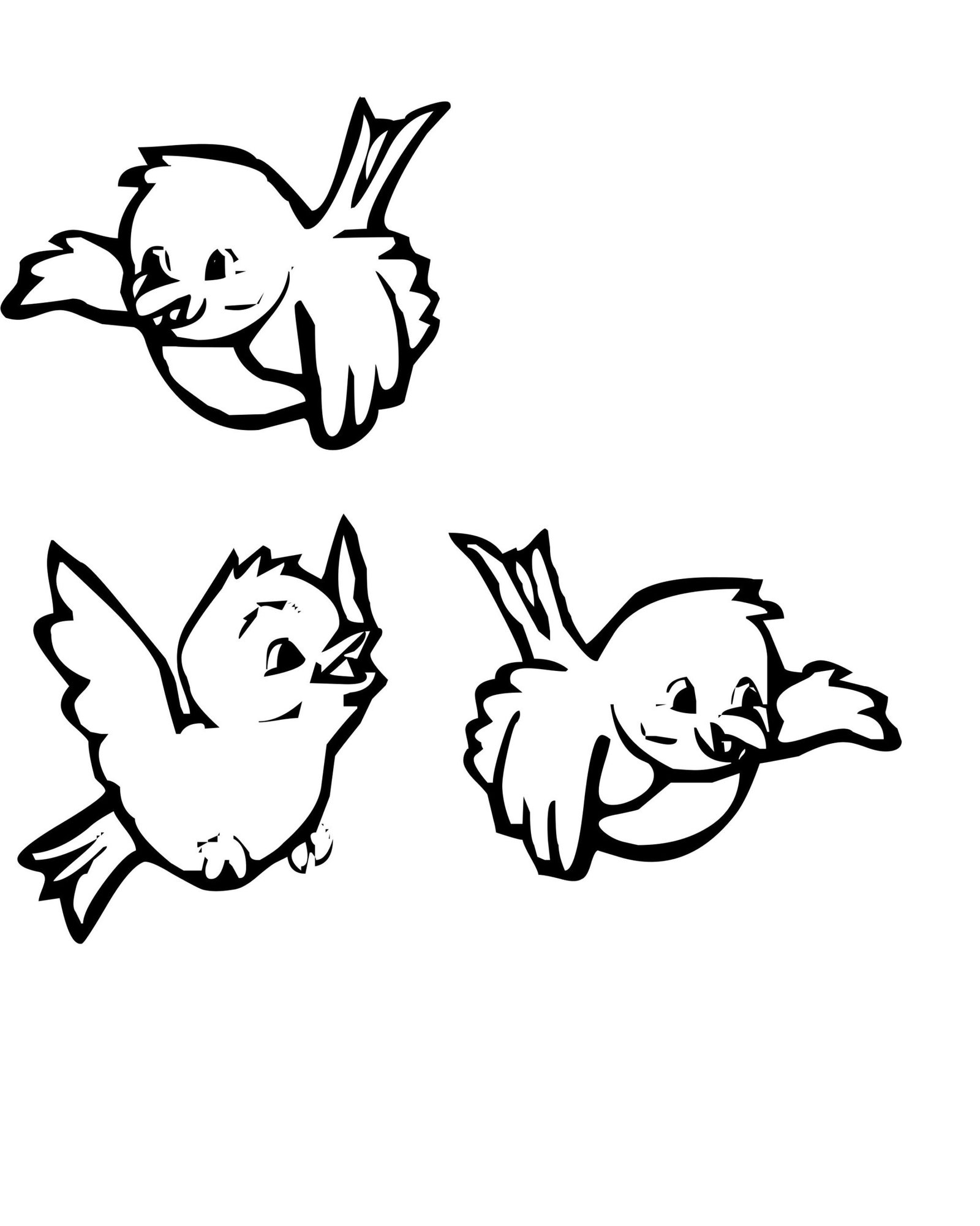 Cute bird coloring pages printable for free download