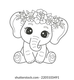 Baby coloring pages royalty
