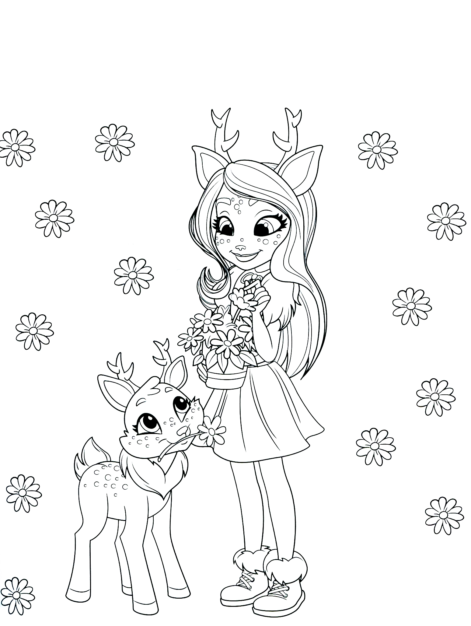 Enchantimals new coloring pages