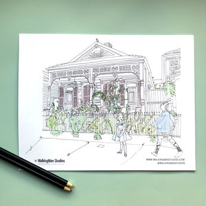 New orleans coloring sheets pack â walkingman studios