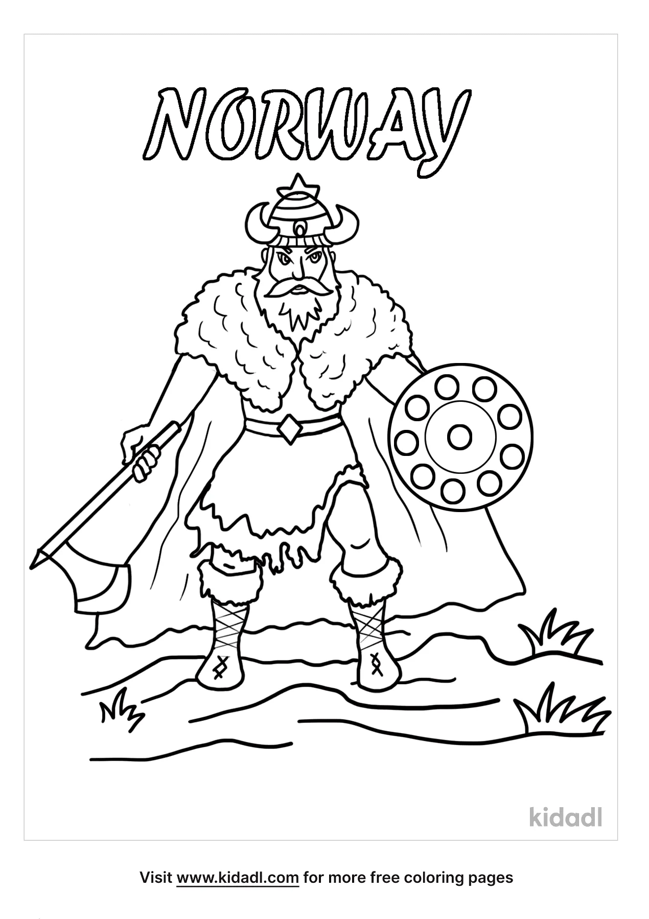 Free norway coloring page coloring page printables