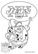 New york jets coloring pages
