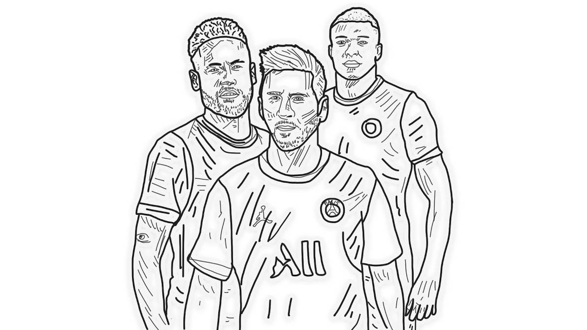 Mbappe coloring pages by coloringpageswk on