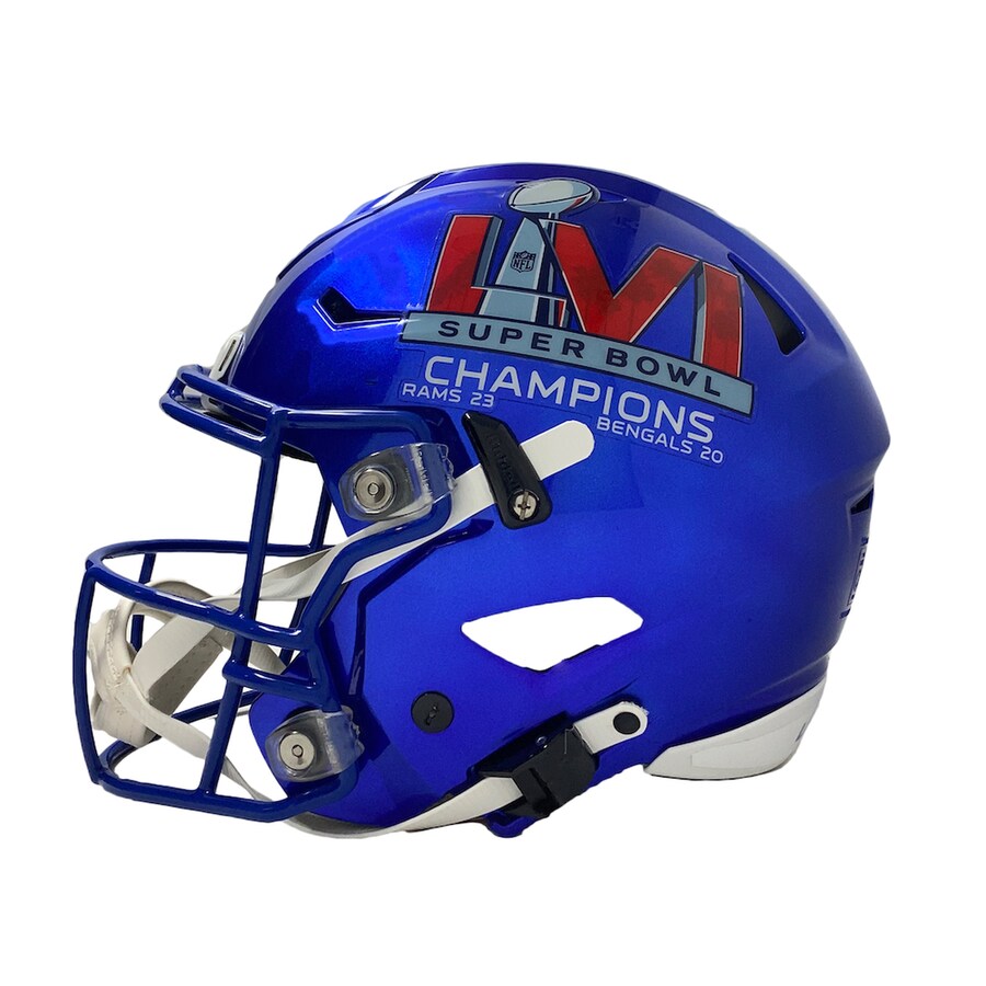 Odell beckham jr autographed sb lvi champs rams speed flex helmet fanatics