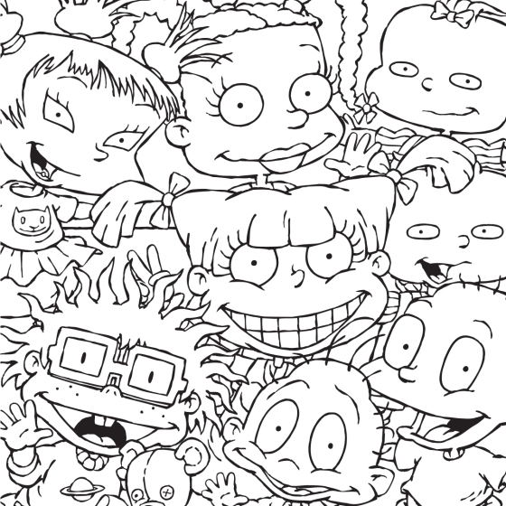The splat coloring the s nickelodeon â author random house illustrated by random house â random house childrens books